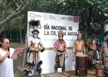 Conmemora el Gobierno de Estefanía Mercado el Día Nacional de la Cultura Maya en Playa del Carmen.