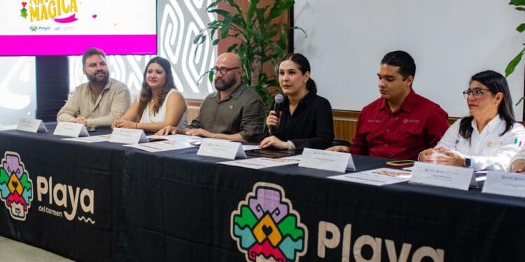 Estefanía Mercado presenta “Navidad Mágica 2025”, el festejo más grande del Caribe Mexicano en Playa del Carmen