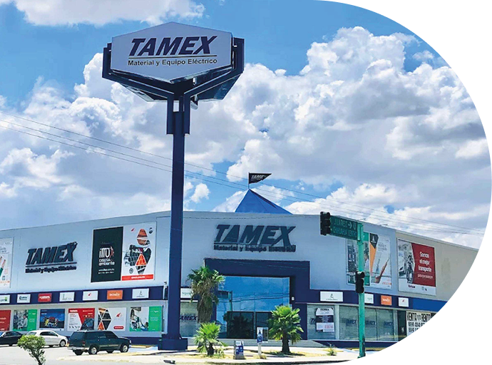 Sucursal TAMEX de material y equipo eléctrico