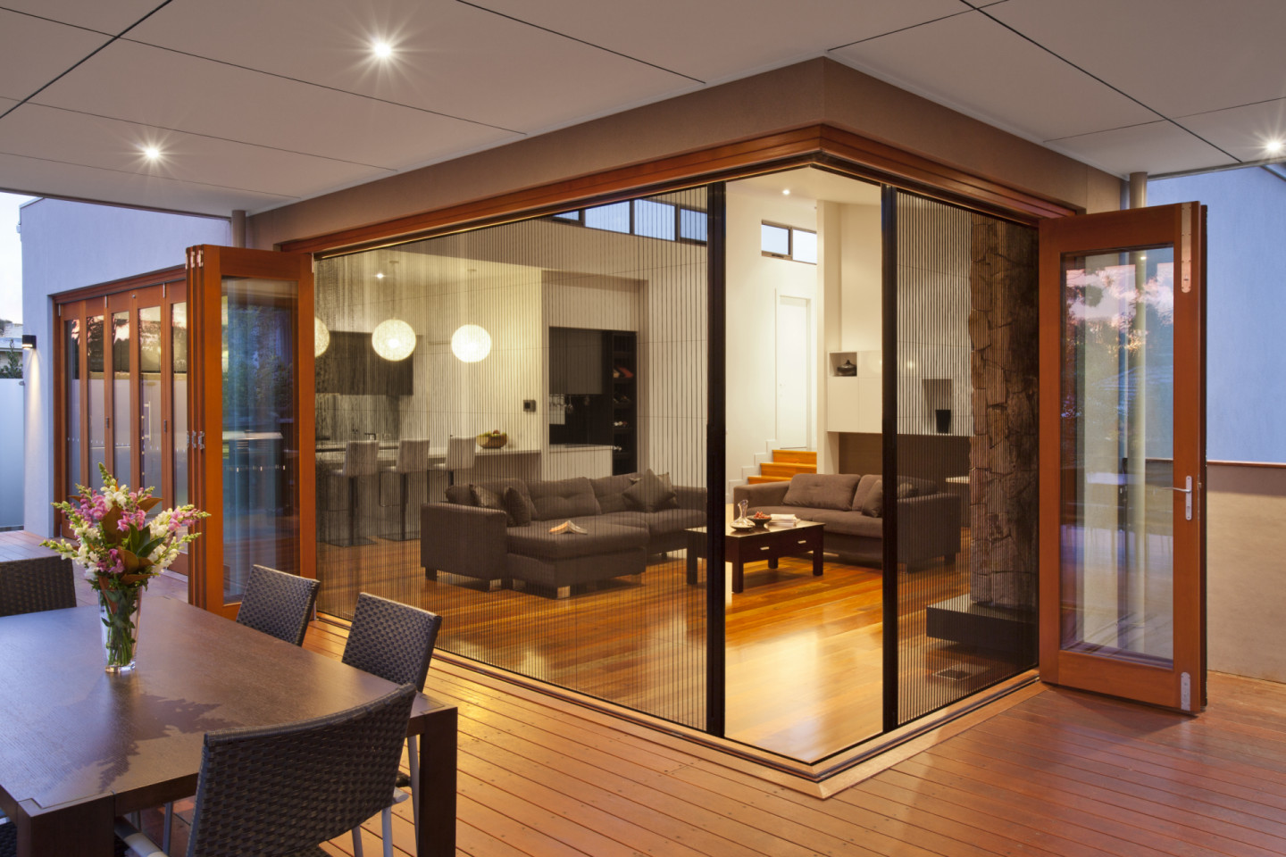 Pleated Screens for Screen Doors LaCantina Doors