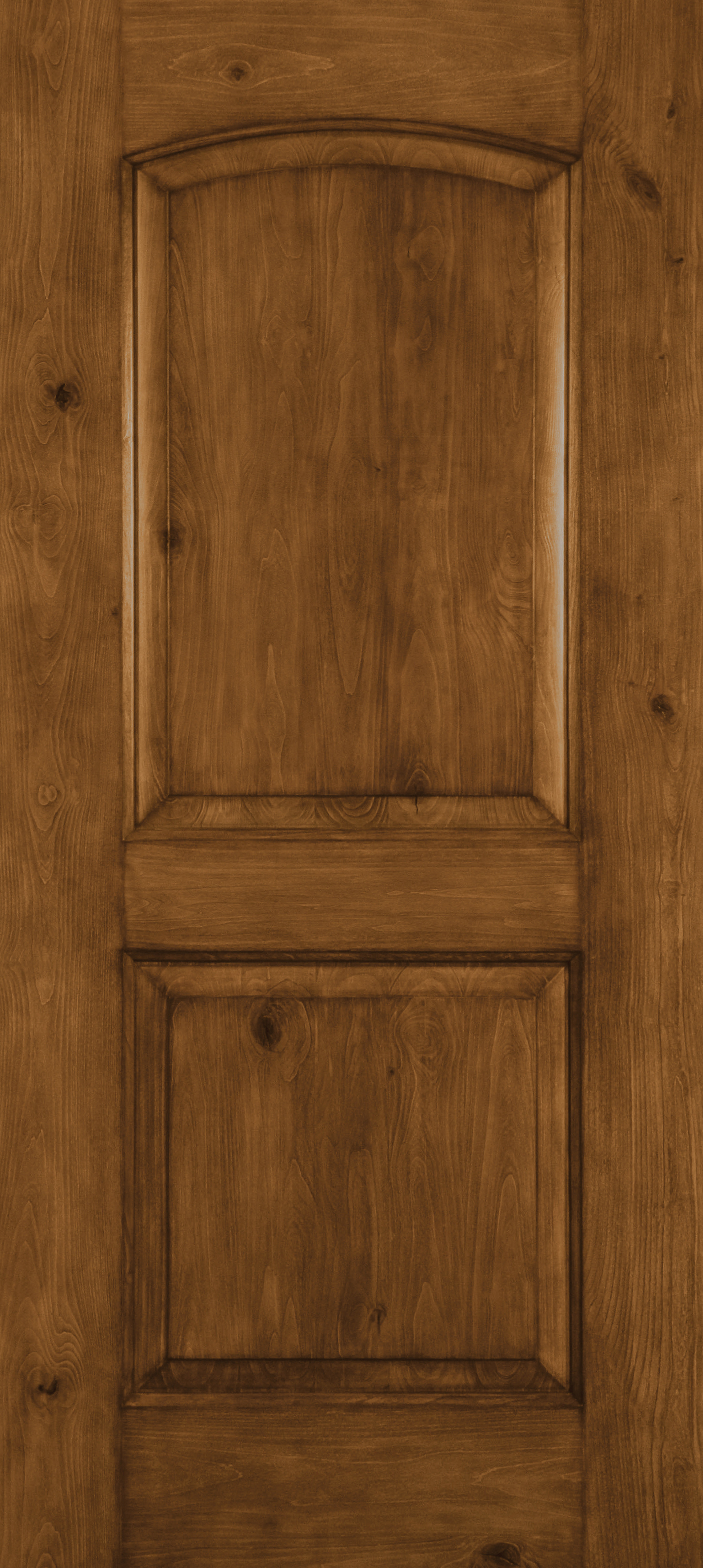 Architectural™ Fir 2-Panel Craftsman with Dentil Shelf
