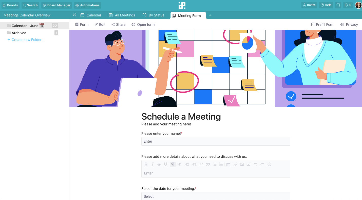 meeting-management-form