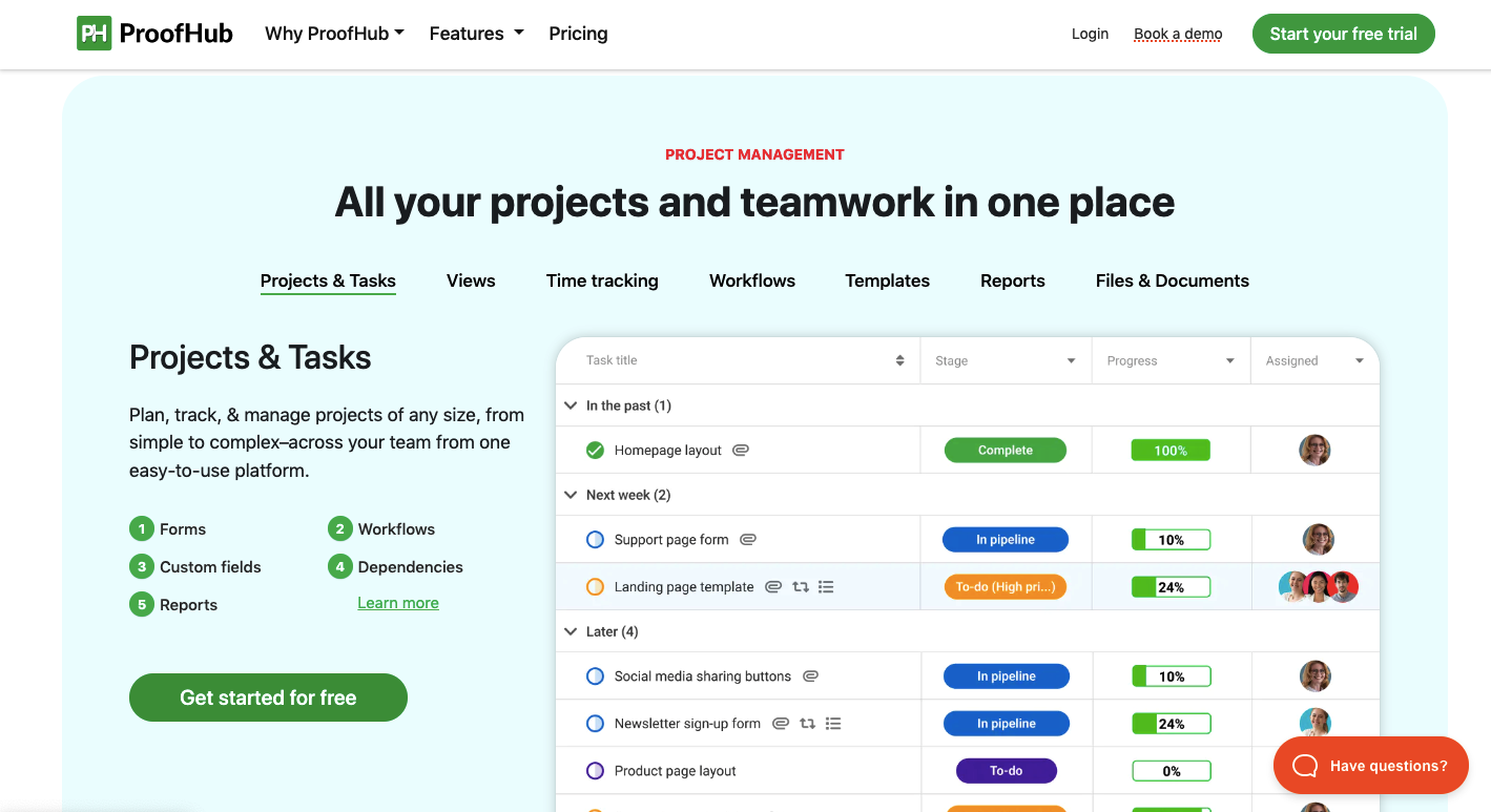 Flexible Project & Task Management Software for Teams - Flow