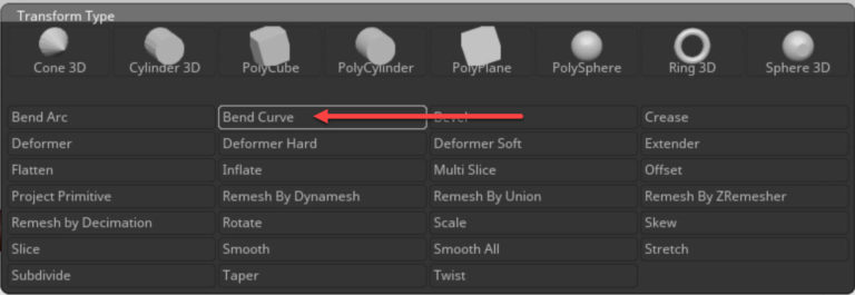 how to bend a cylinder in zbrush