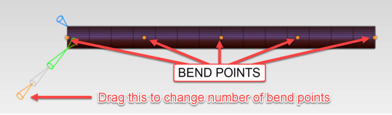 bend curve move dots individually zbrush