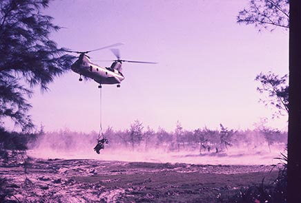 CH-47 Transporting Jeep