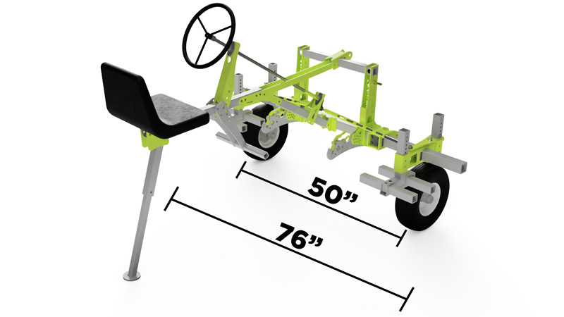 tire spacing adjustable