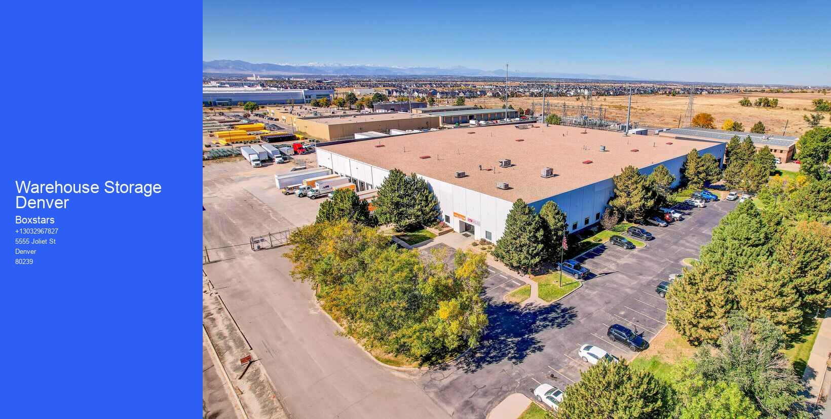 Warehouse Storage Denver