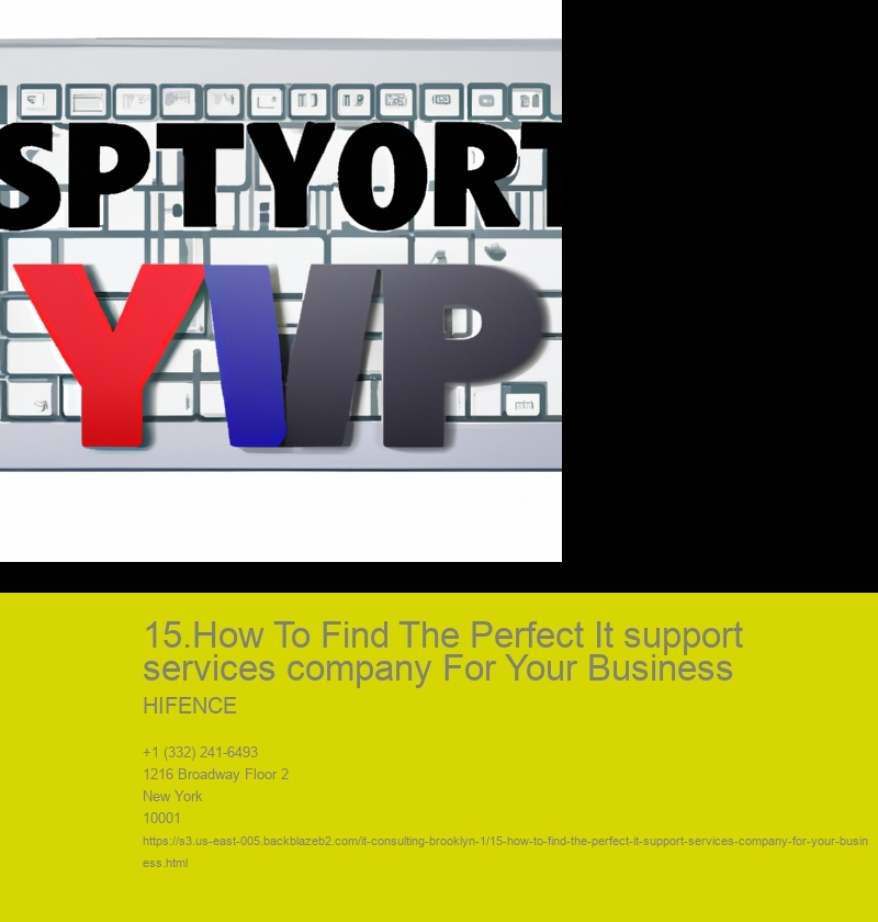 Determine your business's specific IT support needs