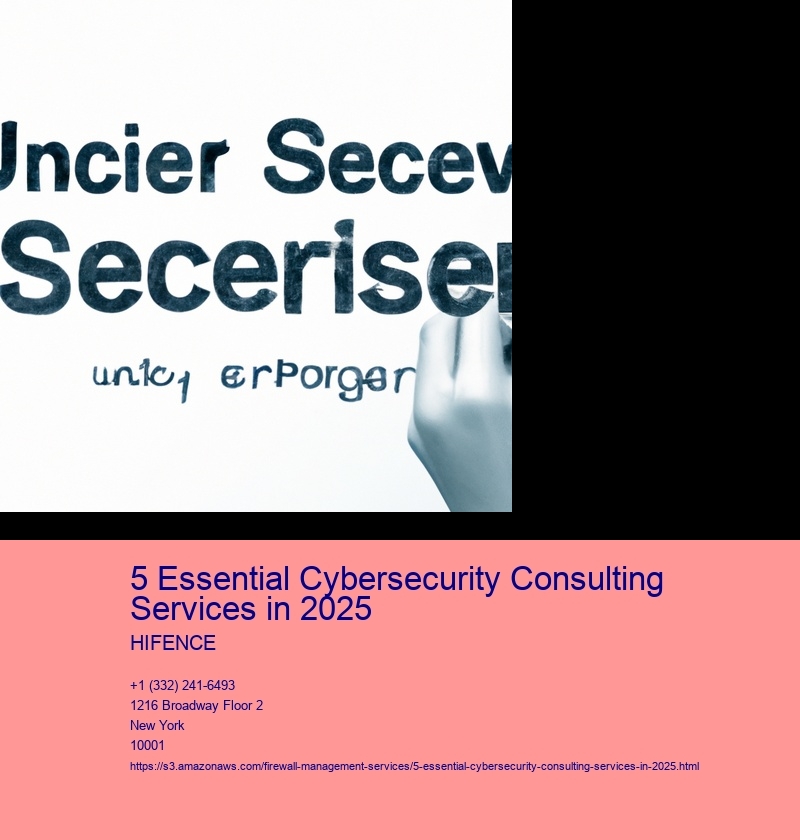 5 Essential Cybersecurity Consulting Services in 2025