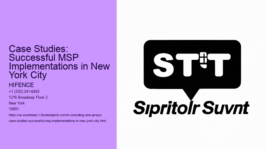 Case Studies: Successful MSP Implementations in New York City