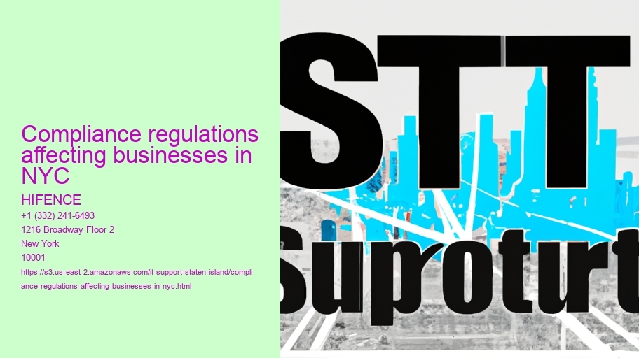 Compliance regulations affecting businesses in NYC 