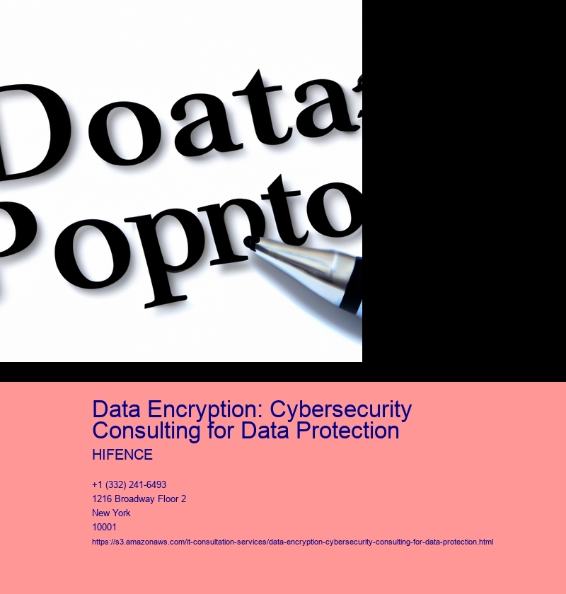 Data Encryption: Cybersecurity Consulting for Data Protection