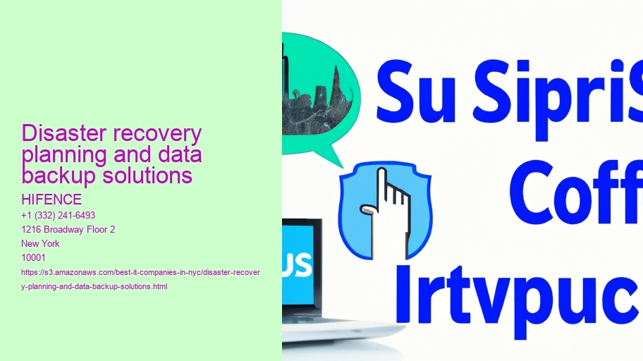 Disaster recovery planning and data backup solutions 