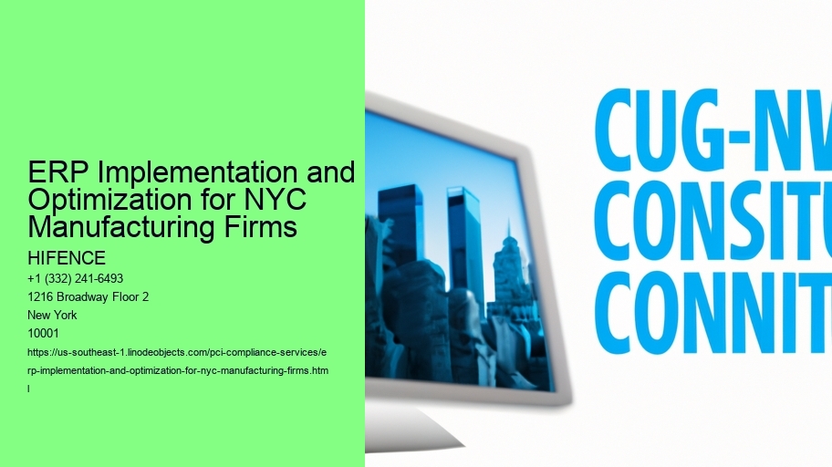 ERP Implementation and Optimization for NYC Manufacturing Firms