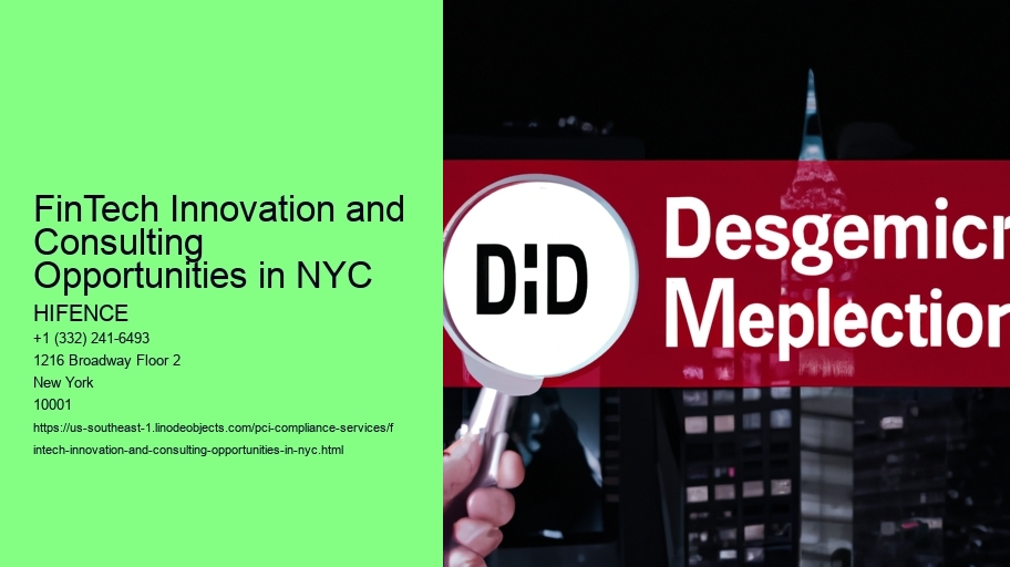 FinTech Innovation and Consulting Opportunities in NYC