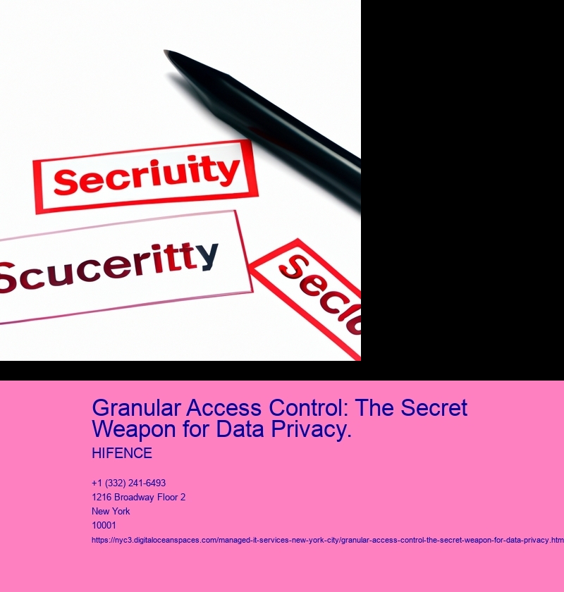 Granular Access Control: The Secret Weapon for Data Privacy.