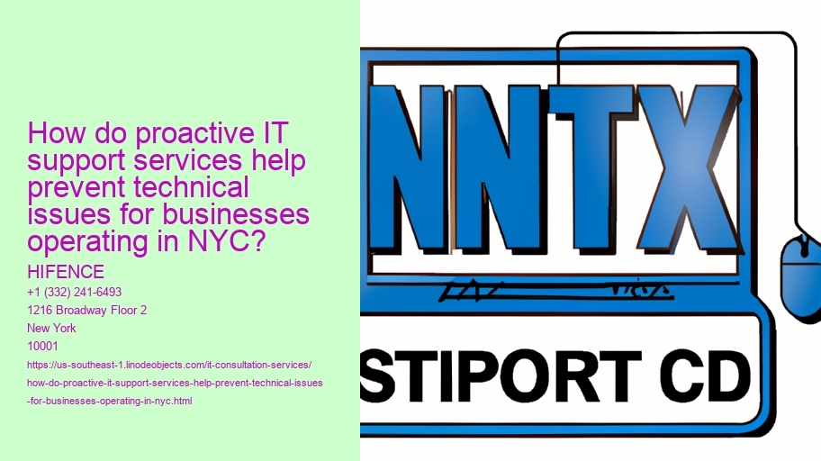How do proactive IT support services help prevent technical issues for businesses operating in NYC?