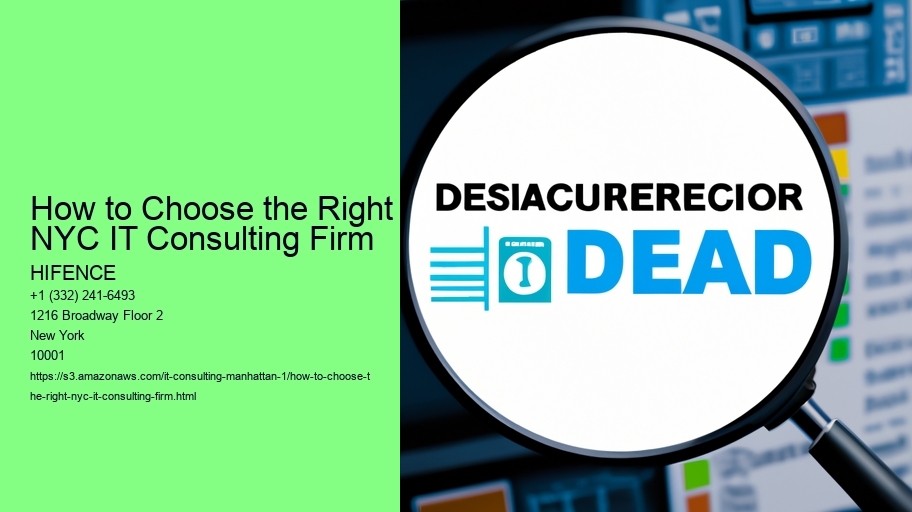 How to Choose the Right NYC IT Consulting Firm