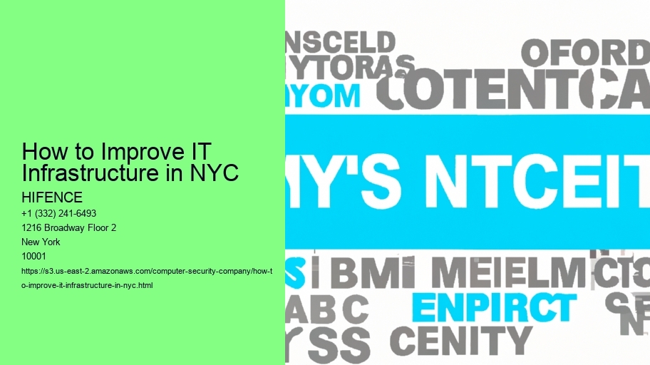 How to improve IT infrastructure with support services in NYC