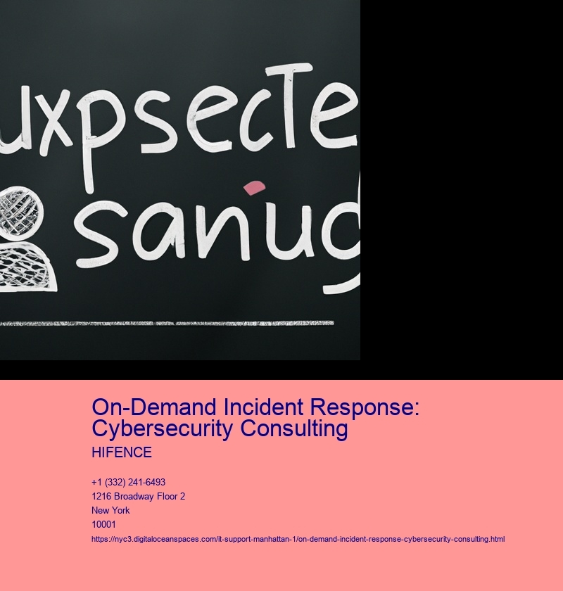 On-Demand Incident Response: Cybersecurity Consulting