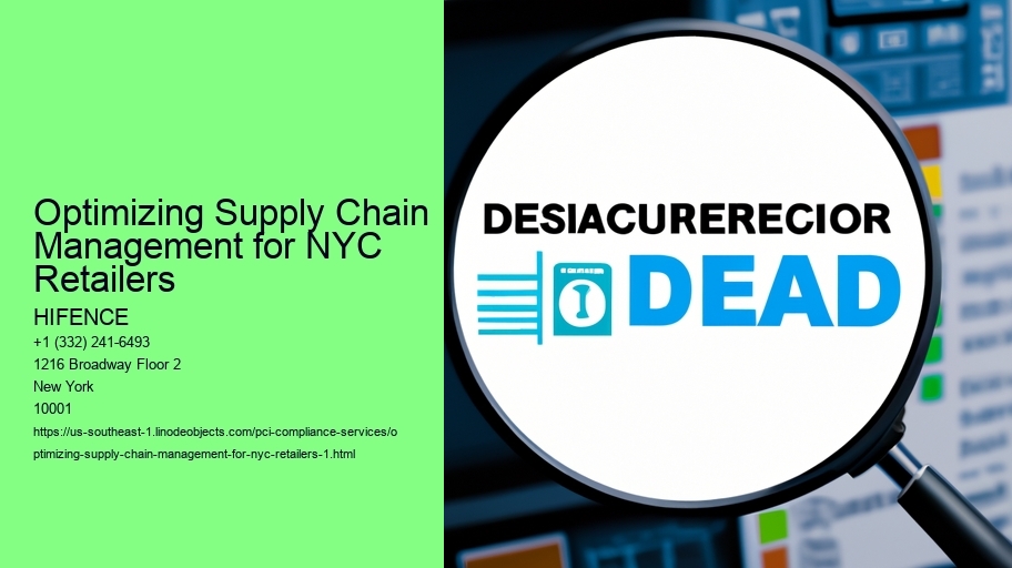 Optimizing Supply Chain Management for NYC Retailers