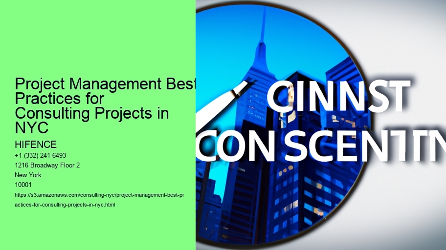 Project Management Best Practices for Consulting Projects in NYC