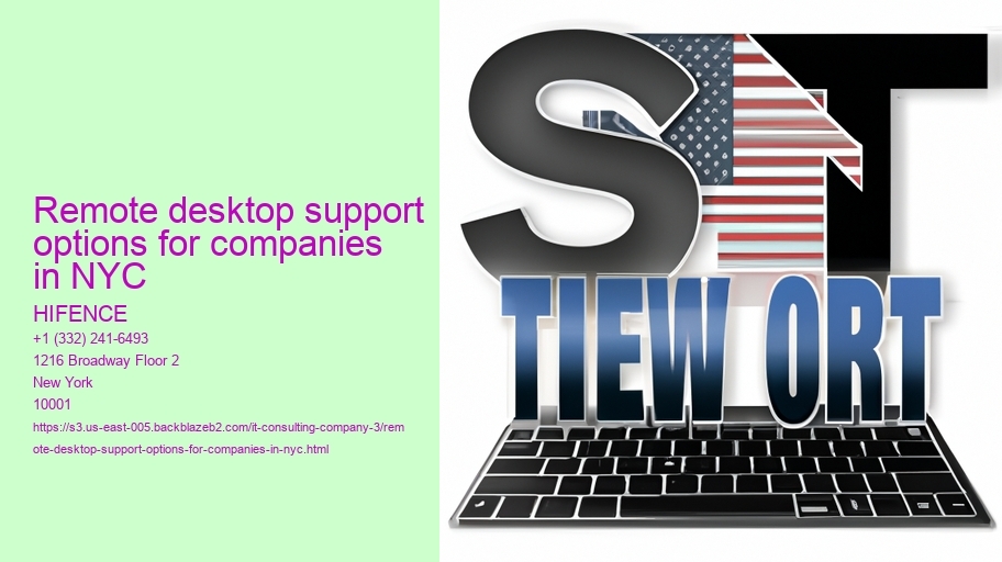 Remote desktop support options for companies in NYC