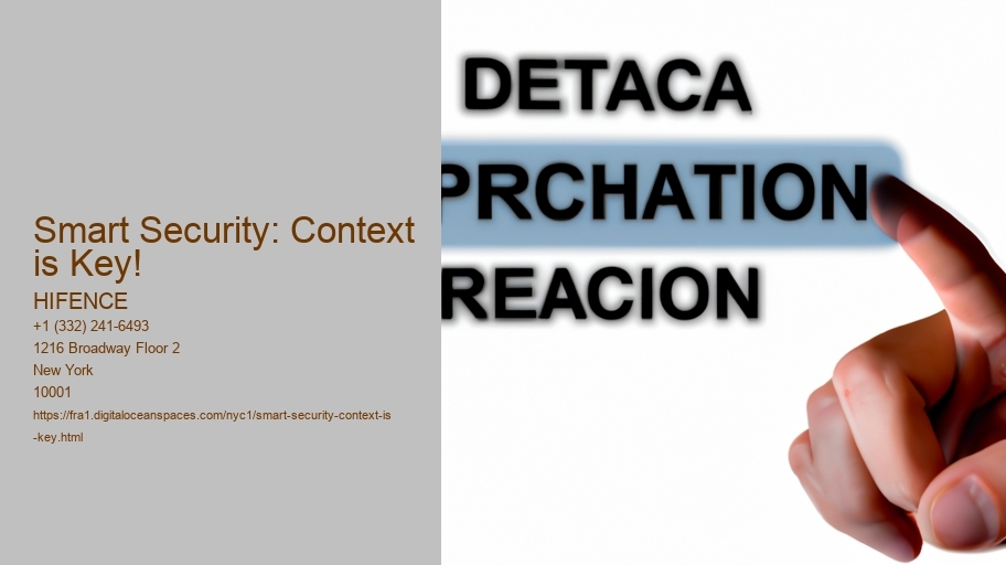 Smart Security: Context is Key!