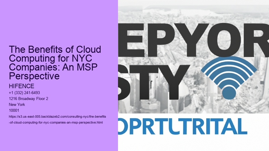 The Benefits of Cloud Computing for NYC Companies: An MSP Perspective
