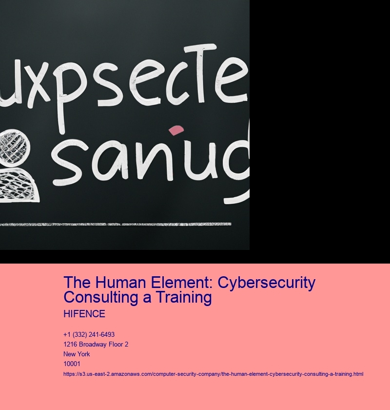 The Human Element: Cybersecurity Consulting a Training