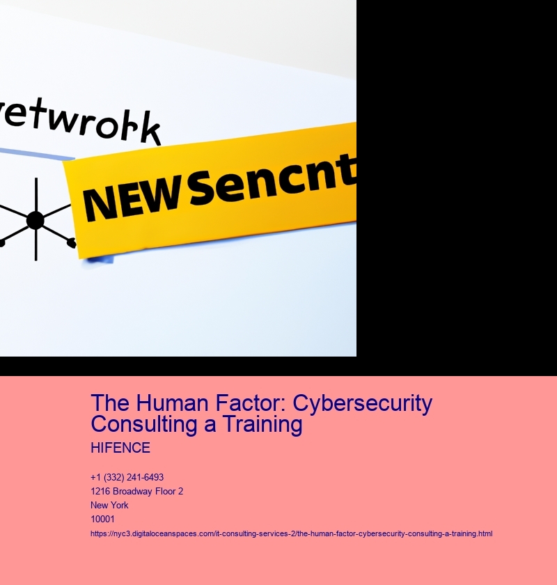 The Human Factor: Cybersecurity Consulting a Training