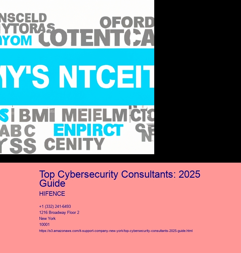 Top Cybersecurity Consultants: 2025 Guide