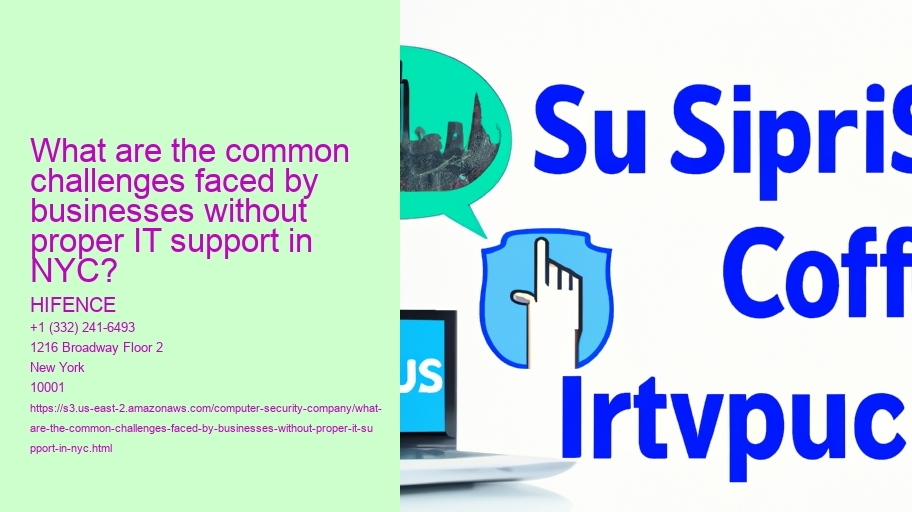 What are the common challenges faced by businesses without proper IT support in NYC?