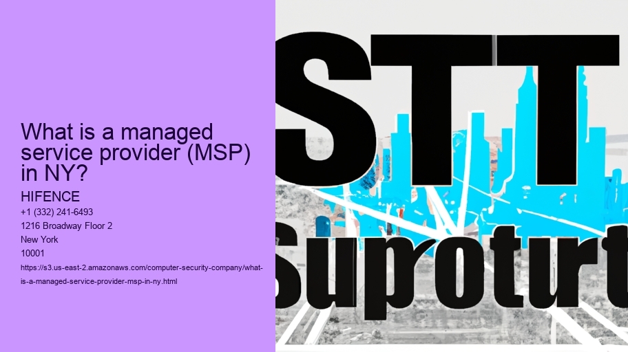 What is a managed service provider (MSP) in NY?