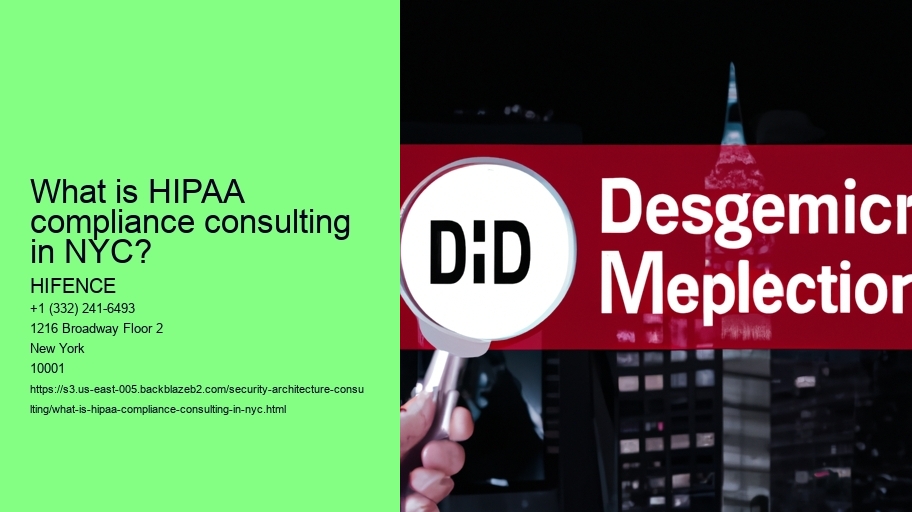 What is HIPAA compliance consulting in NYC?