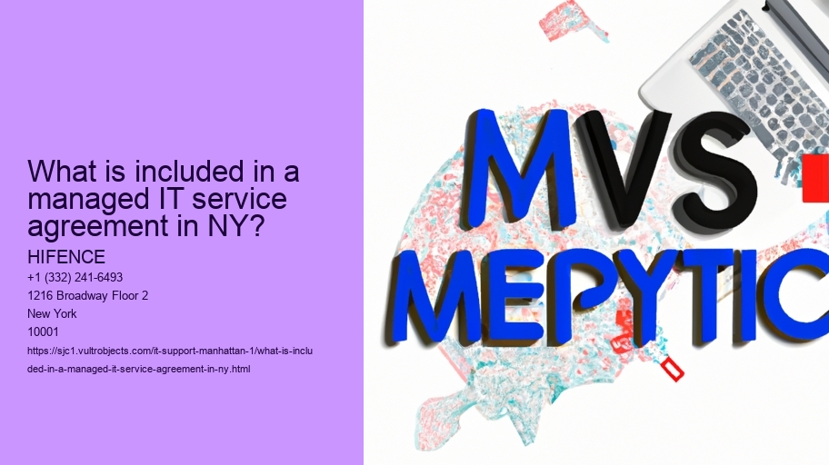 What is included in a typical IT support services package in NYC?