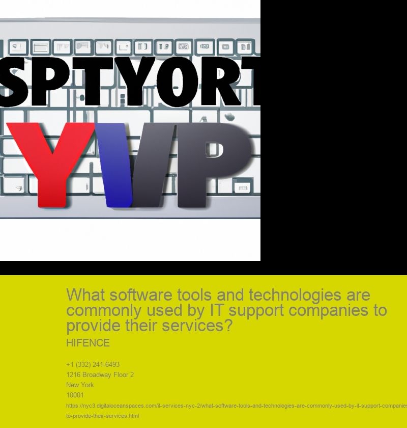 What software tools are commonly used by IT support services providers in NYC?
