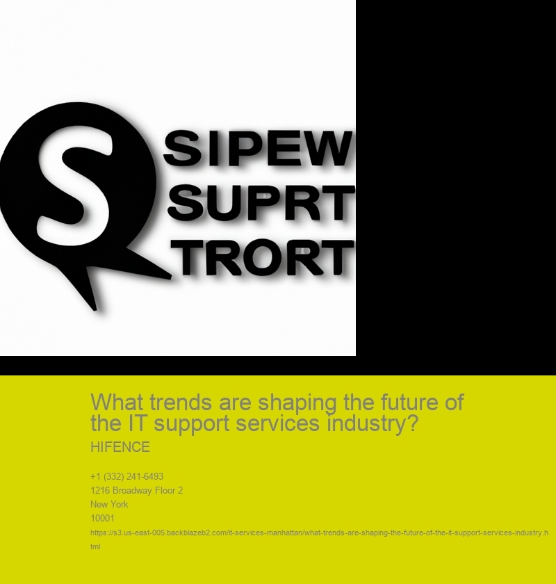 What trends are shaping the future of the IT support services industry?