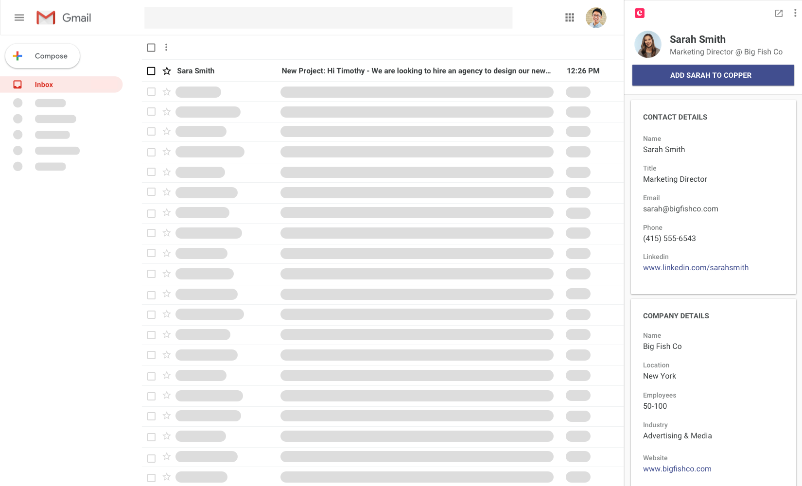 Gmail List Add Contact