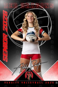 Fulton Volleyball Senior Banners 2025