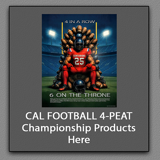 CAL 4-PEAT FOOTBALL Championship Products