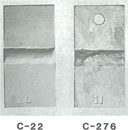 C-22 vs C-276 welds