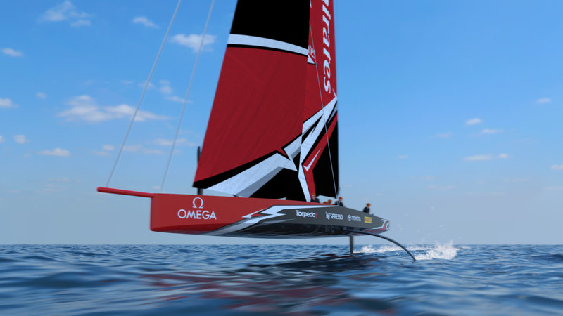 AC75 foiling monohull for 2021 America's Cup