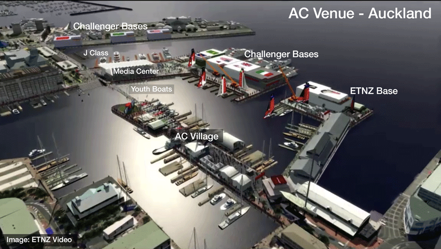 America's Cup Village Auckand