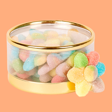 Gold Collection Sugared Flower Jellies