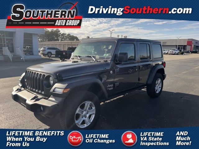 Certified Pre-Owned 2020 Jeep Wrangler Unlimited Sport Altitude 4D Sport Utility in Norfolk #FP33484 | Southern Dodge Chrysler Jeep Ram FIAT-Norfolk Airport Certified Pre-Owned 2020 Jeep Wrangler Unlimited Sport Altitude 4D Sport Utility in Norfolk #FP33484 | Southern Dodge Chrysler Jeep Ram FIAT-Norfolk Airport