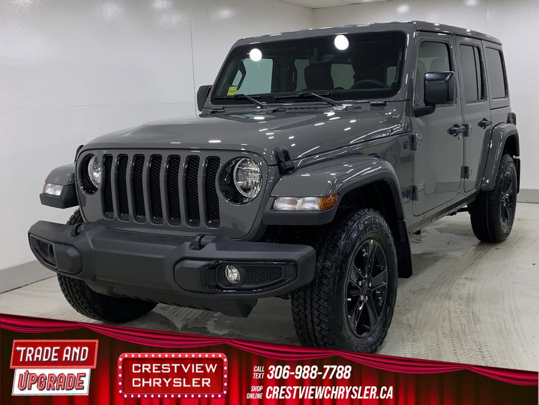 New 2023 Jeep Wrangler Sahara Altitude Convertible near Moose Jaw 23W10