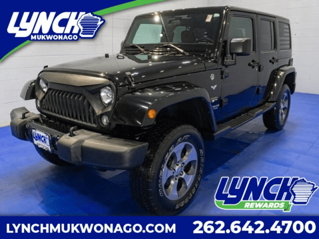 PRE-OWNED 2016 JEEP WRANGLER UNLIMITED SAHARA