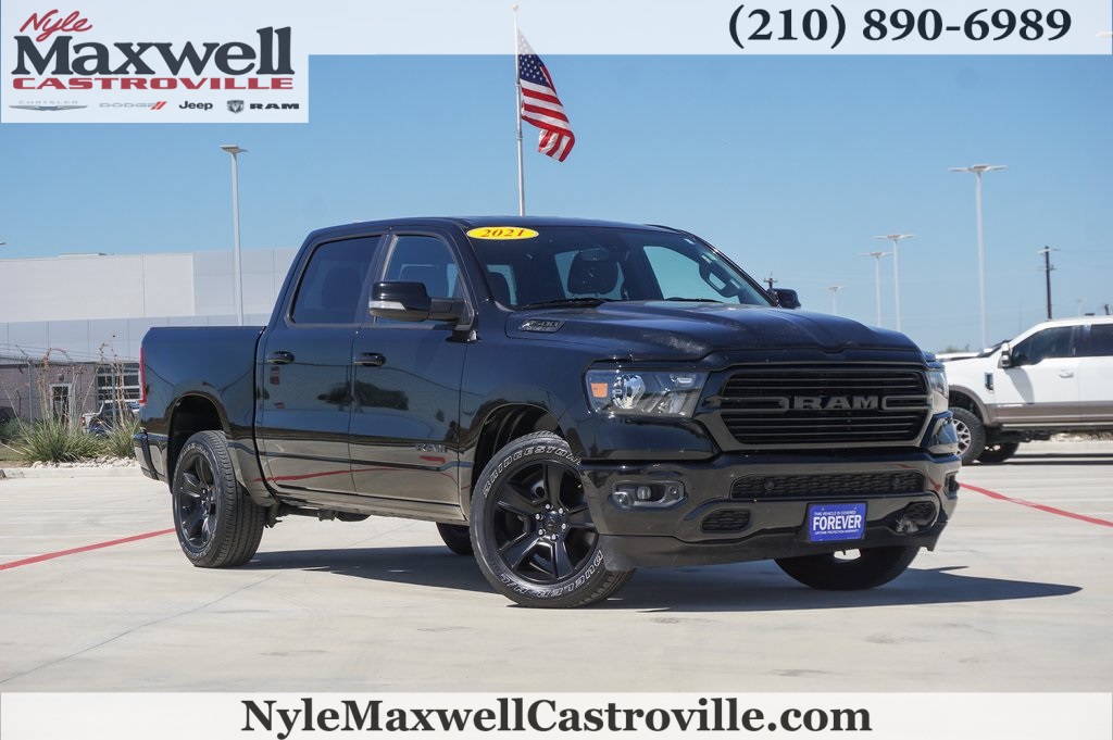 Pre Owned 21 Ram 1500 Big Horn Lone Star 4d Crew Cab In Castroville Mn Nyle Maxwell Chrysler Dodge Jeep Ram Of Castroville